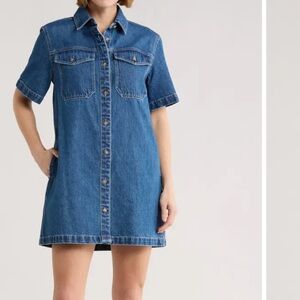 Madewell Denim Mini Shirtdress